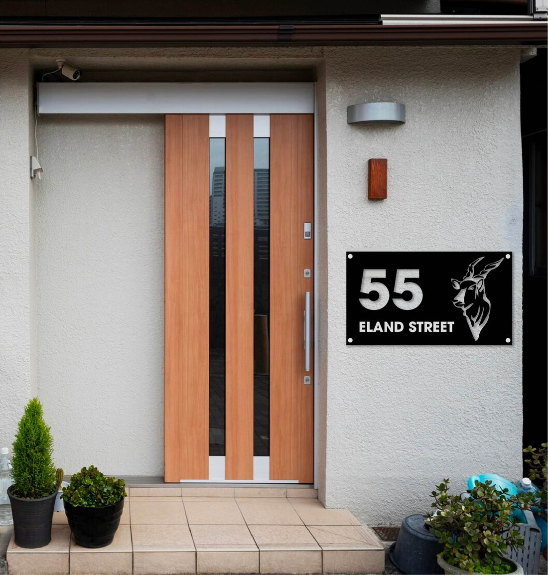 Eland Metal House Number