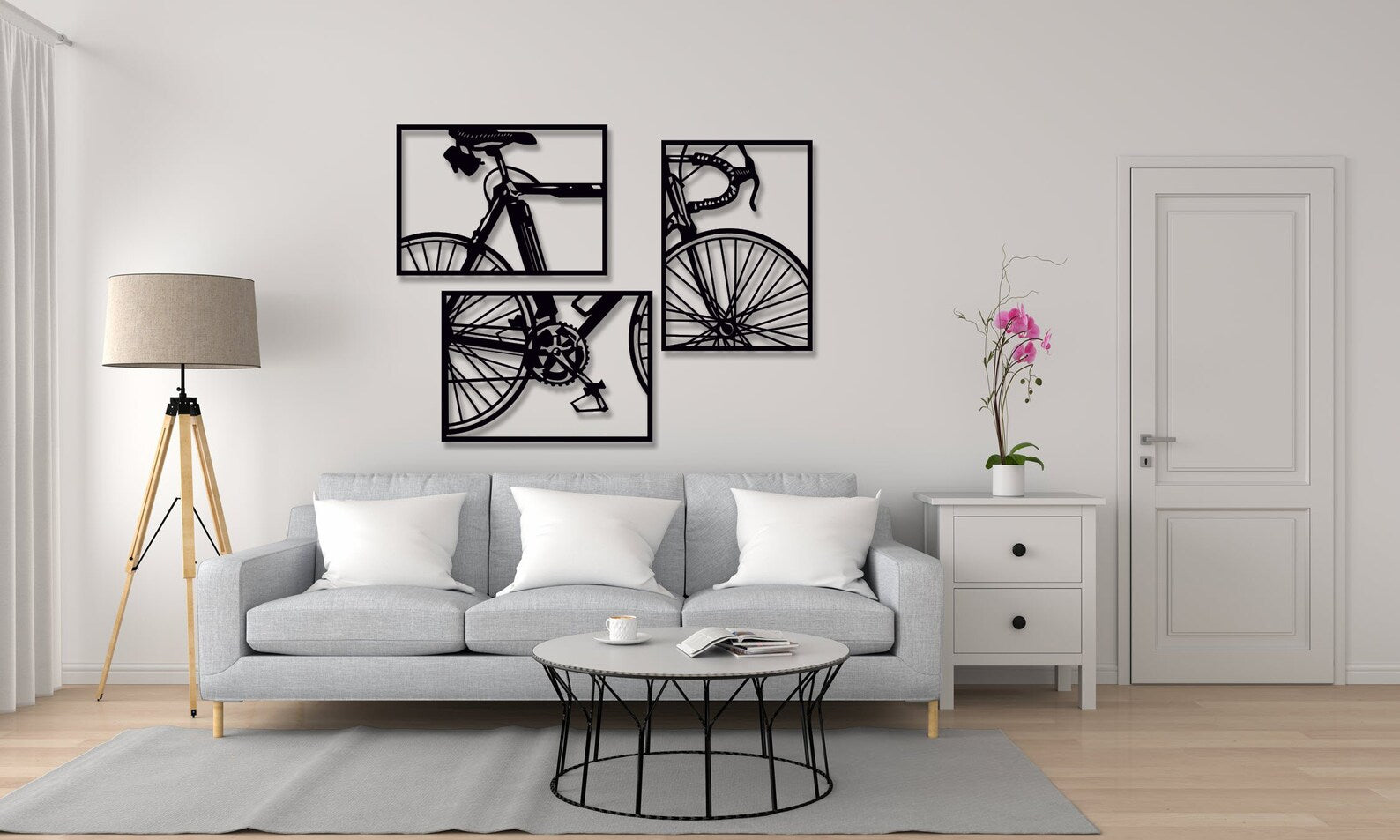 Steel wall art home decor