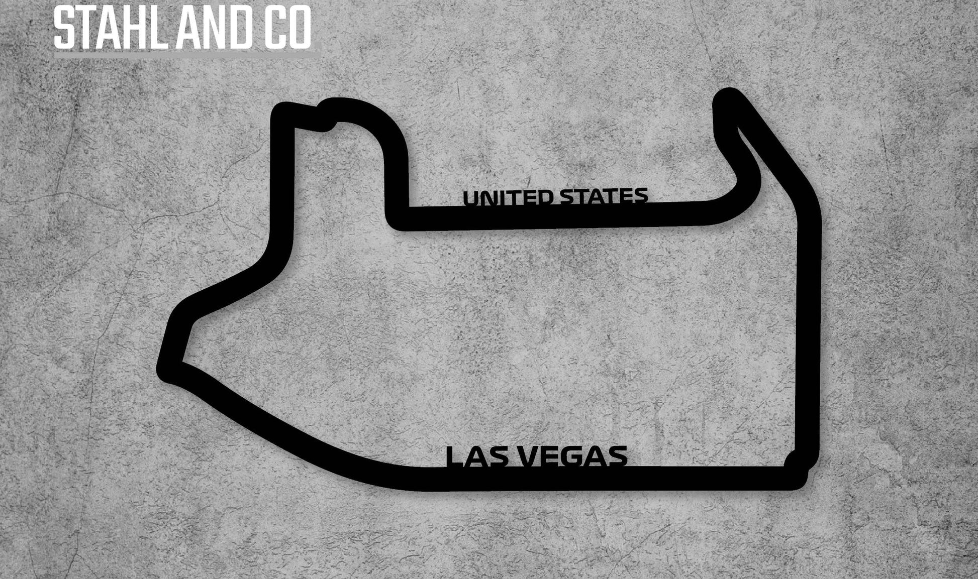 Formula One Circuits (Single) Metal Wall Art
