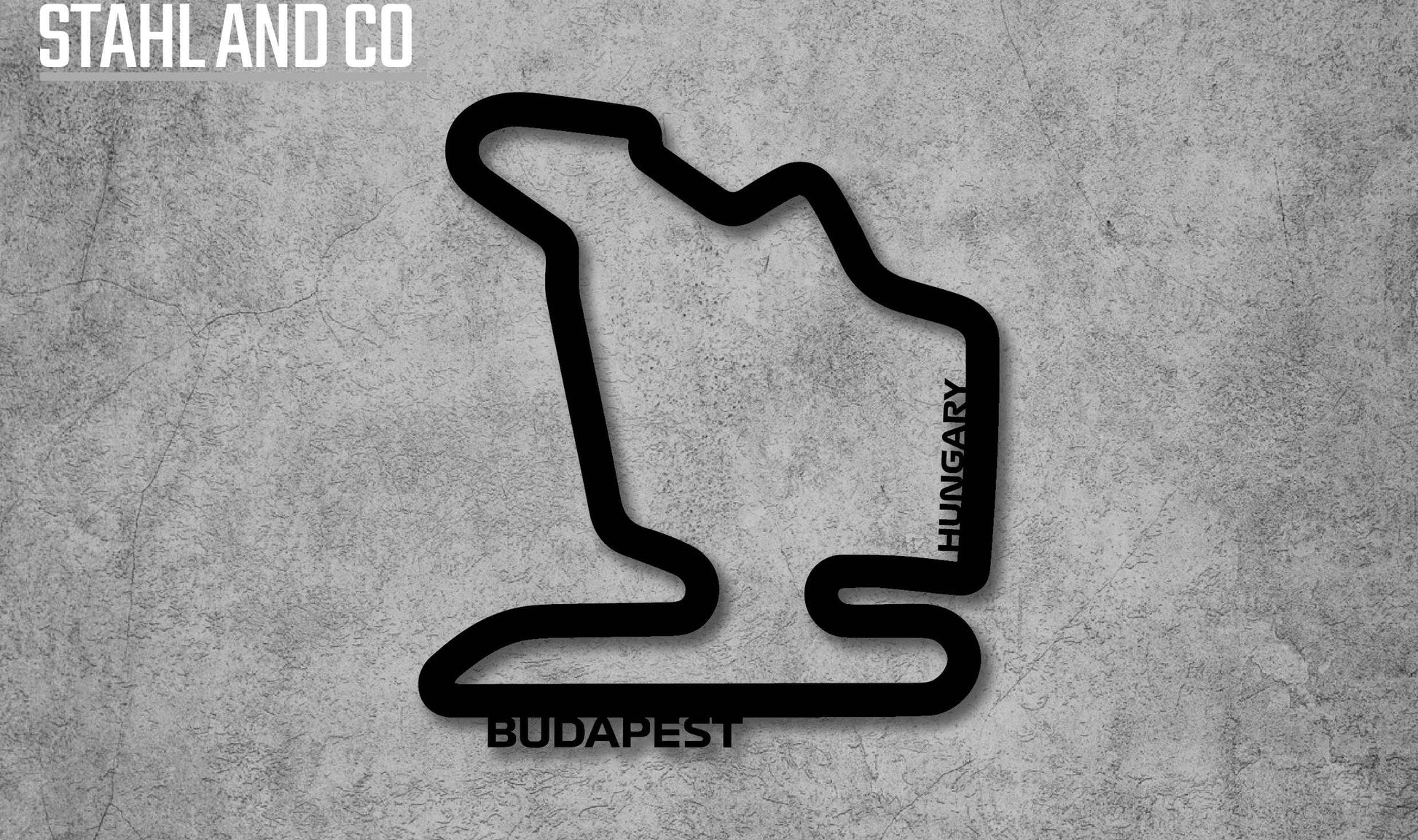 Formula One Circuits (Single) Metal Wall Art