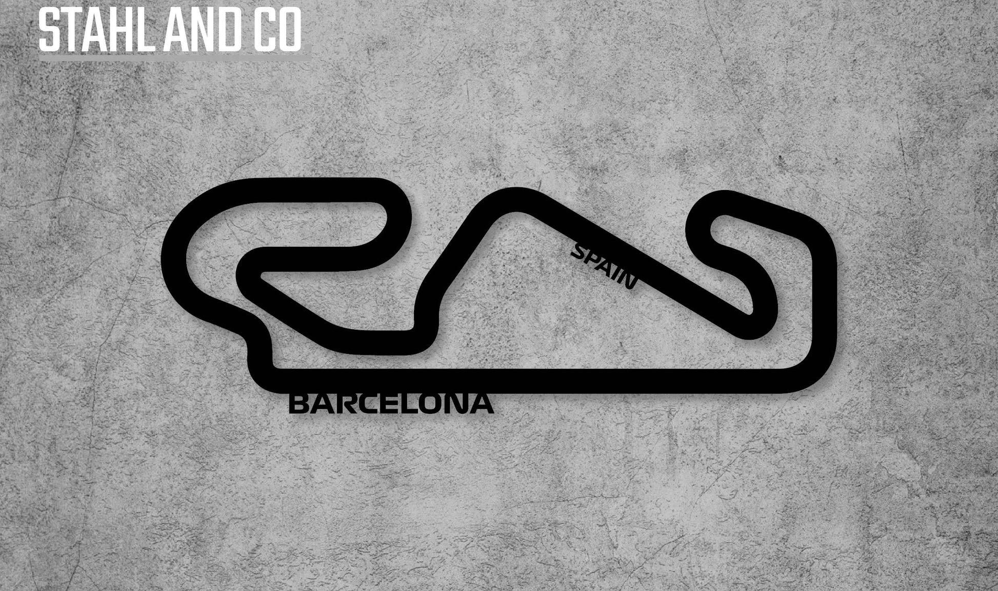 Formula One Circuits (Single) Metal Wall Art
