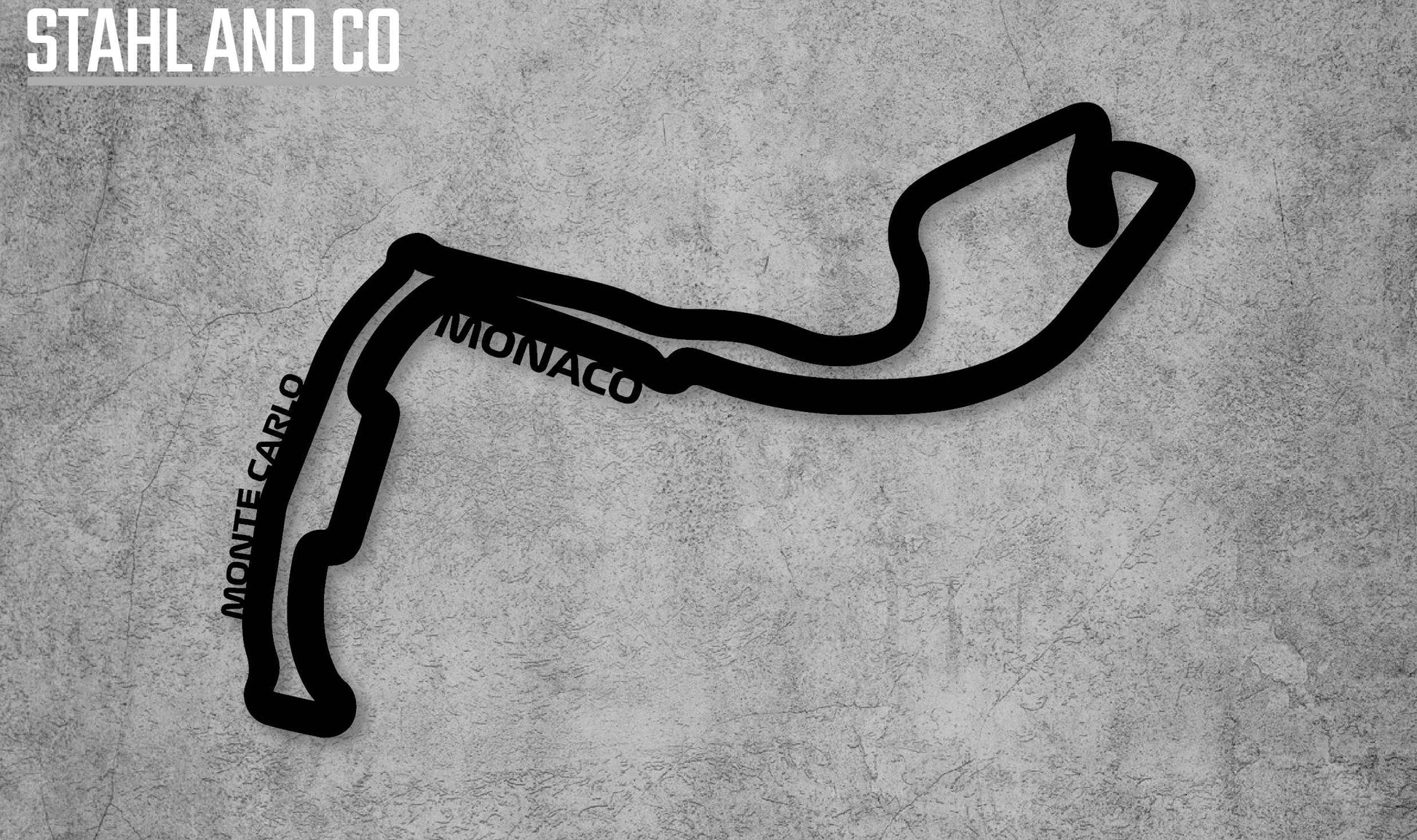 Formula One Circuits (Single) Metal Wall Art