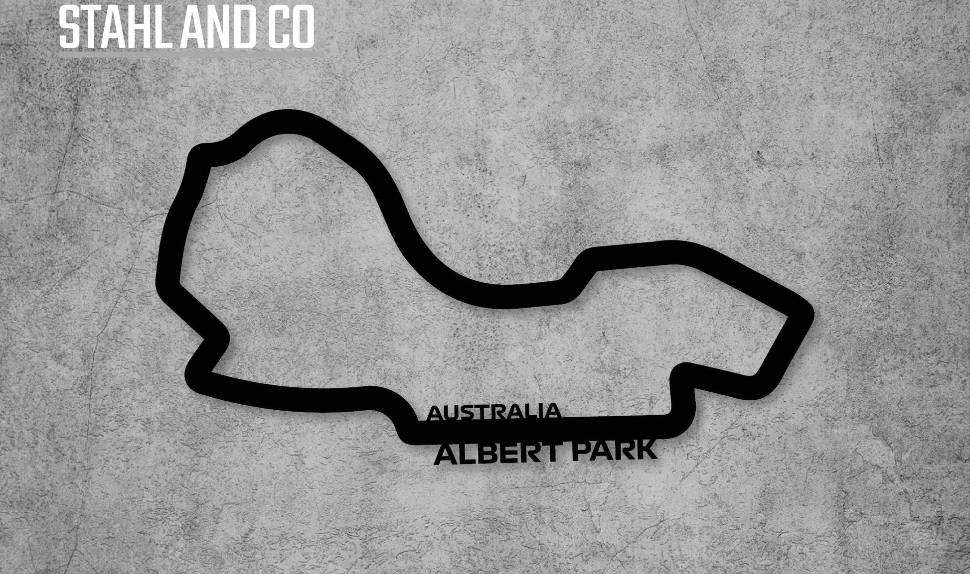 Formula One Circuits (Single) Metal Wall Art