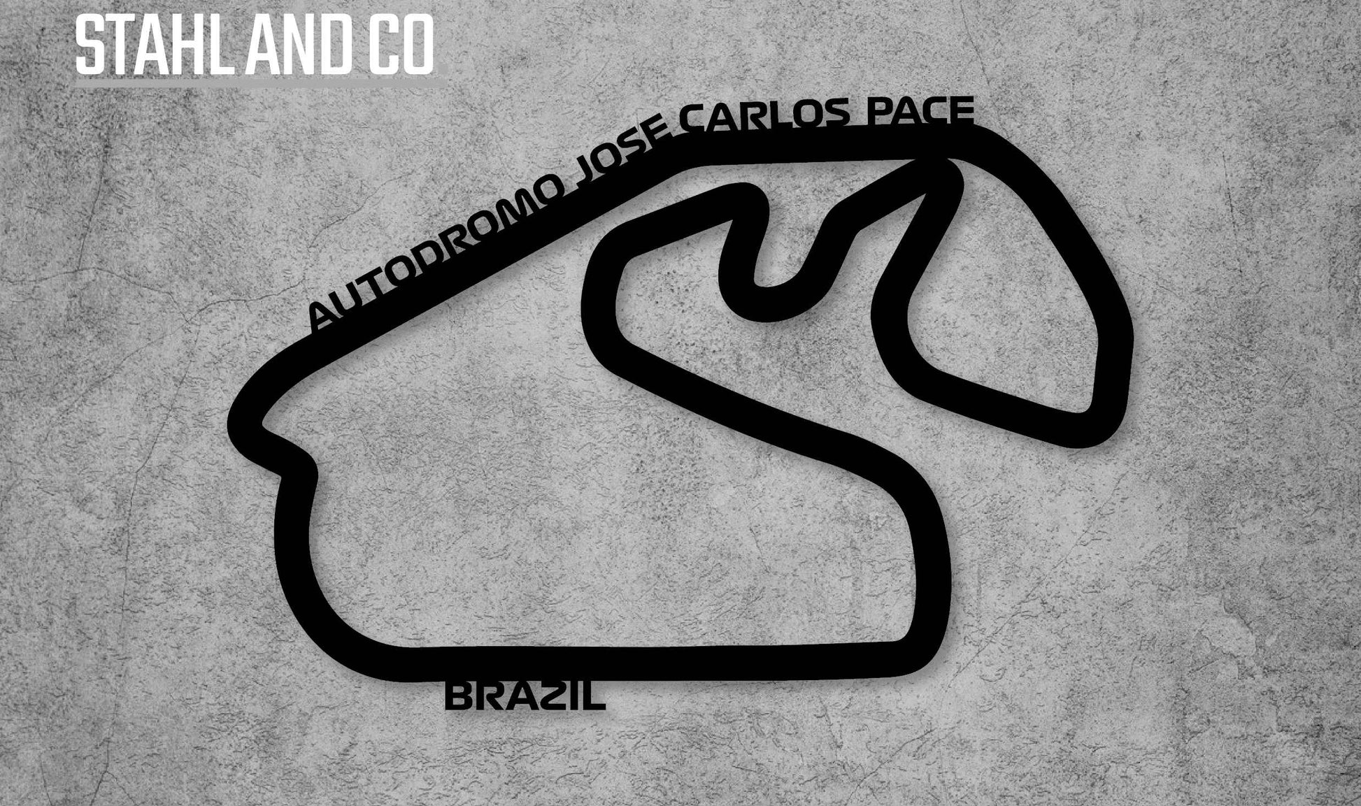 Formula One Circuits (Single) Metal Wall Art