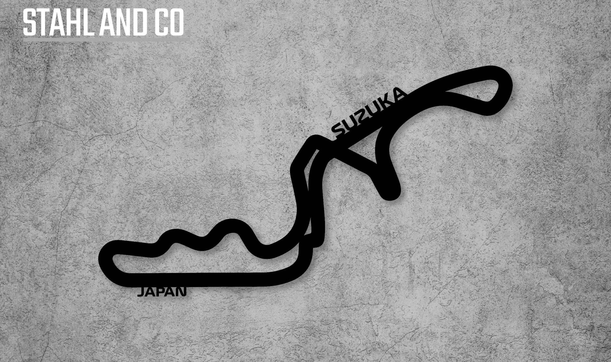 Formula One Circuits (Single) Metal Wall Art