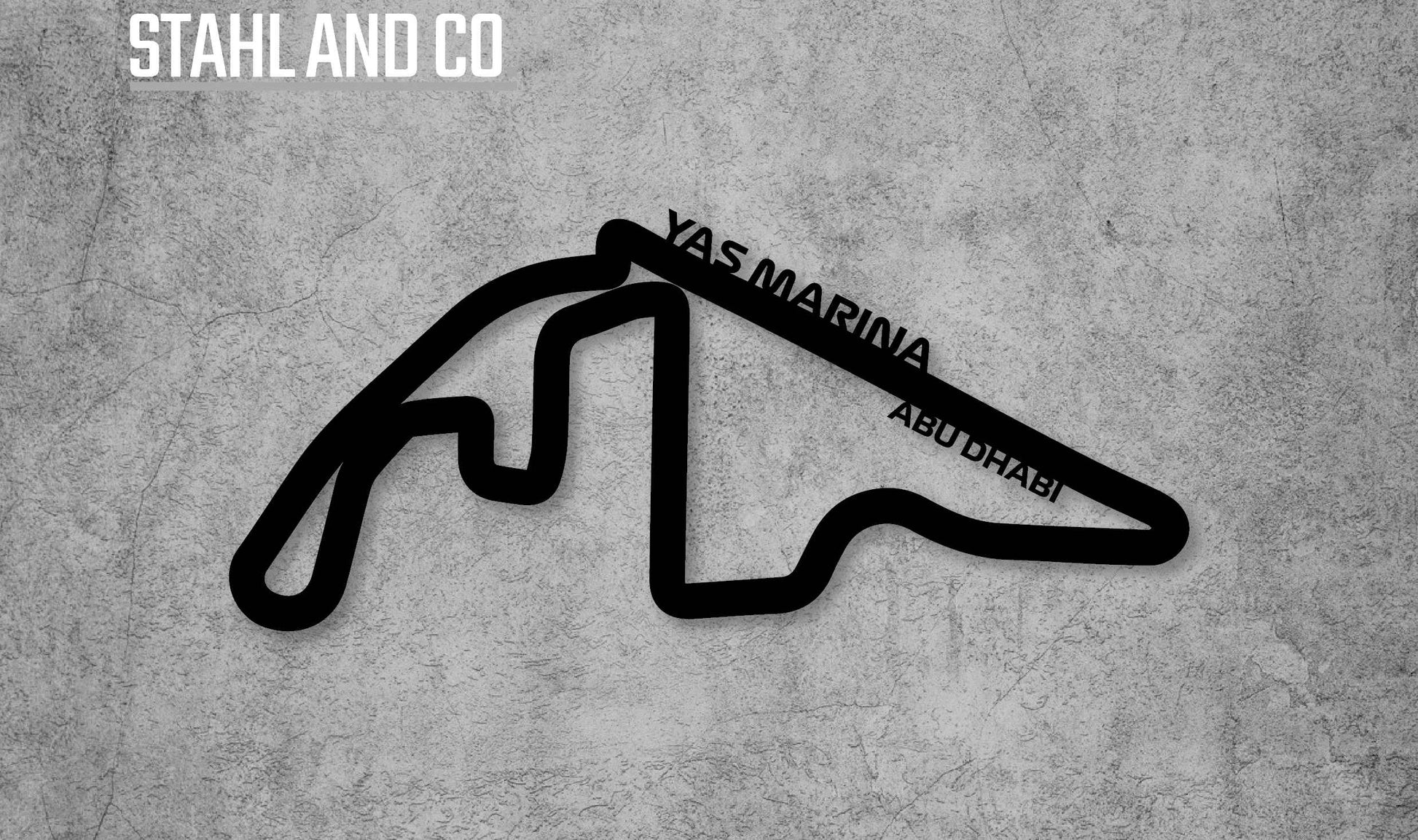 Formula One Circuits (Single) Metal Wall Art