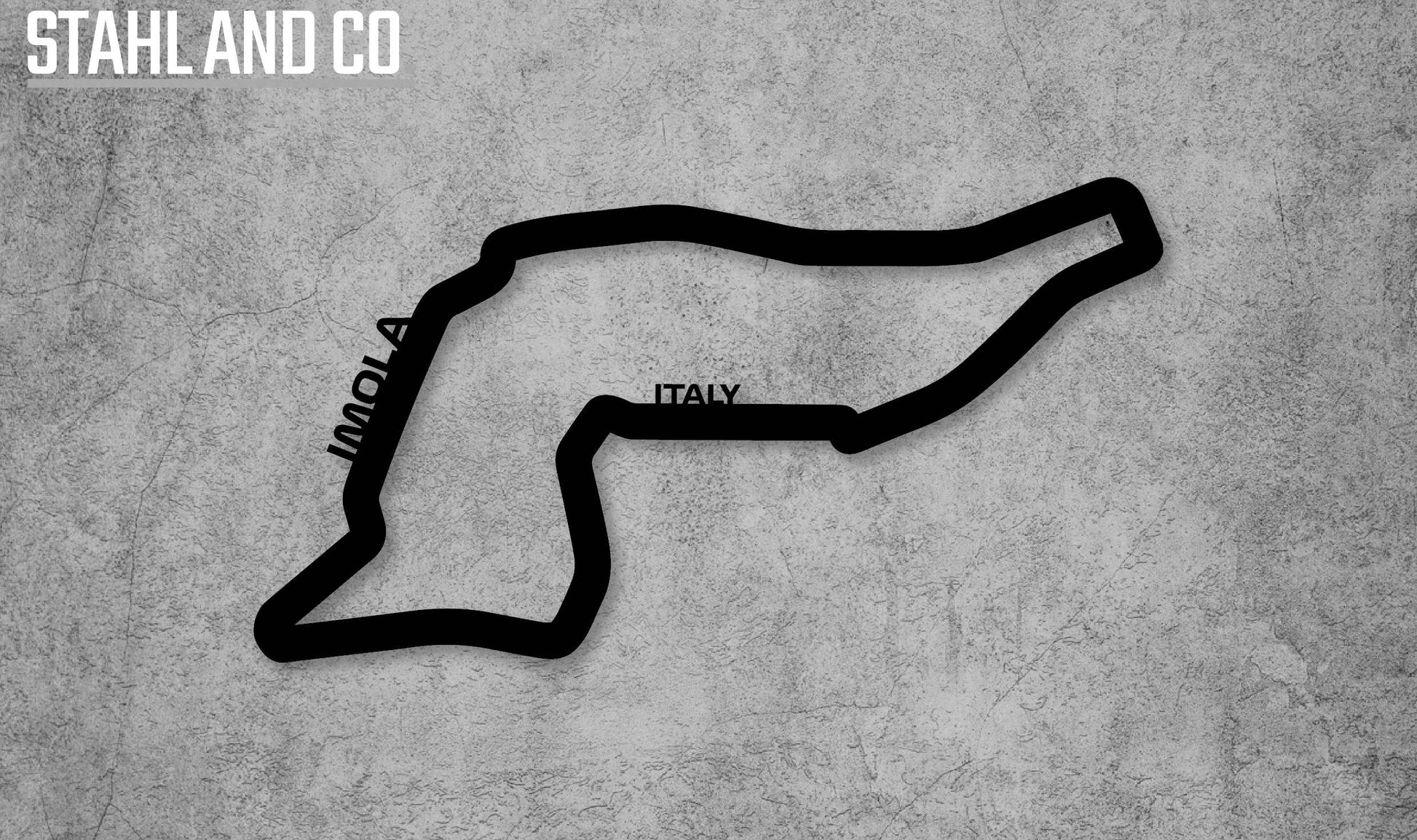 Formula One Circuits (Single) Metal Wall Art