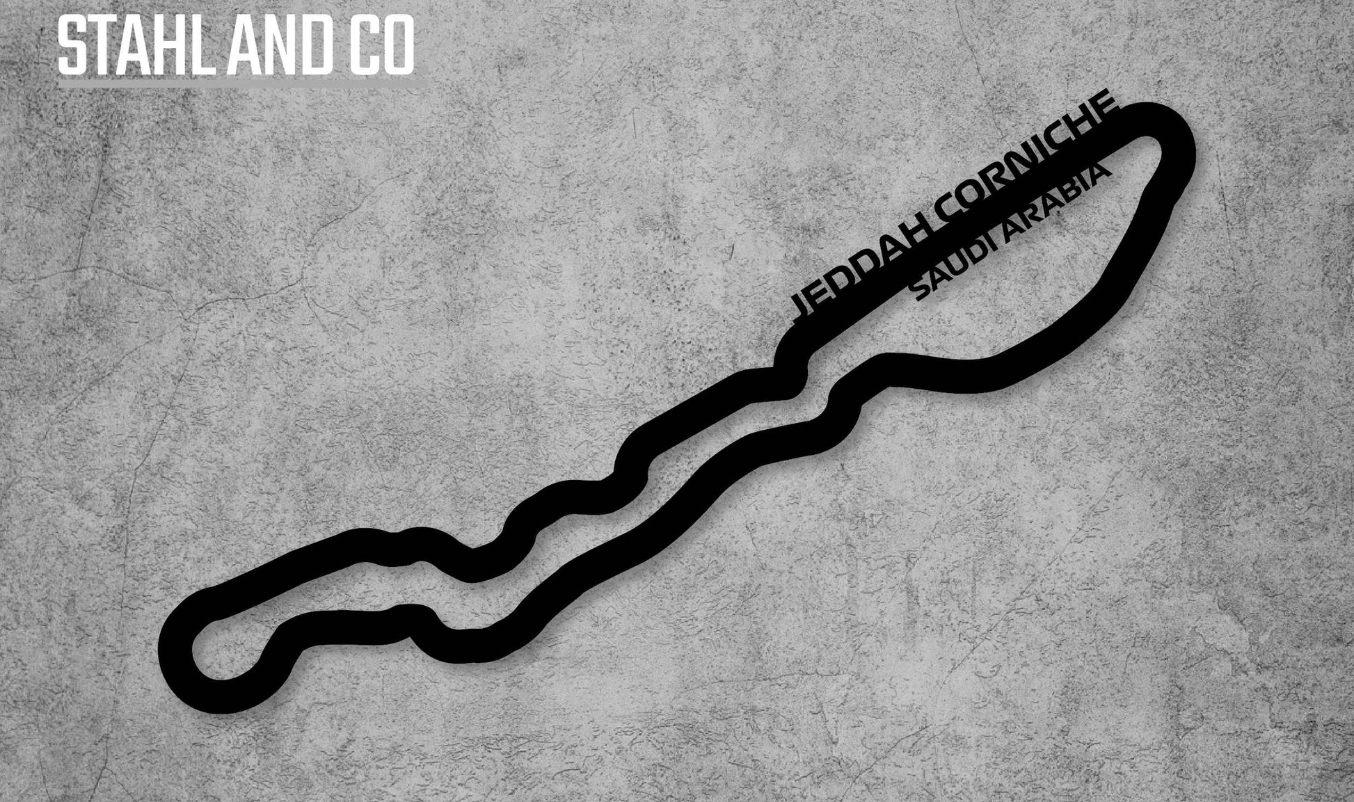 Formula One Circuits (Single) Metal Wall Art