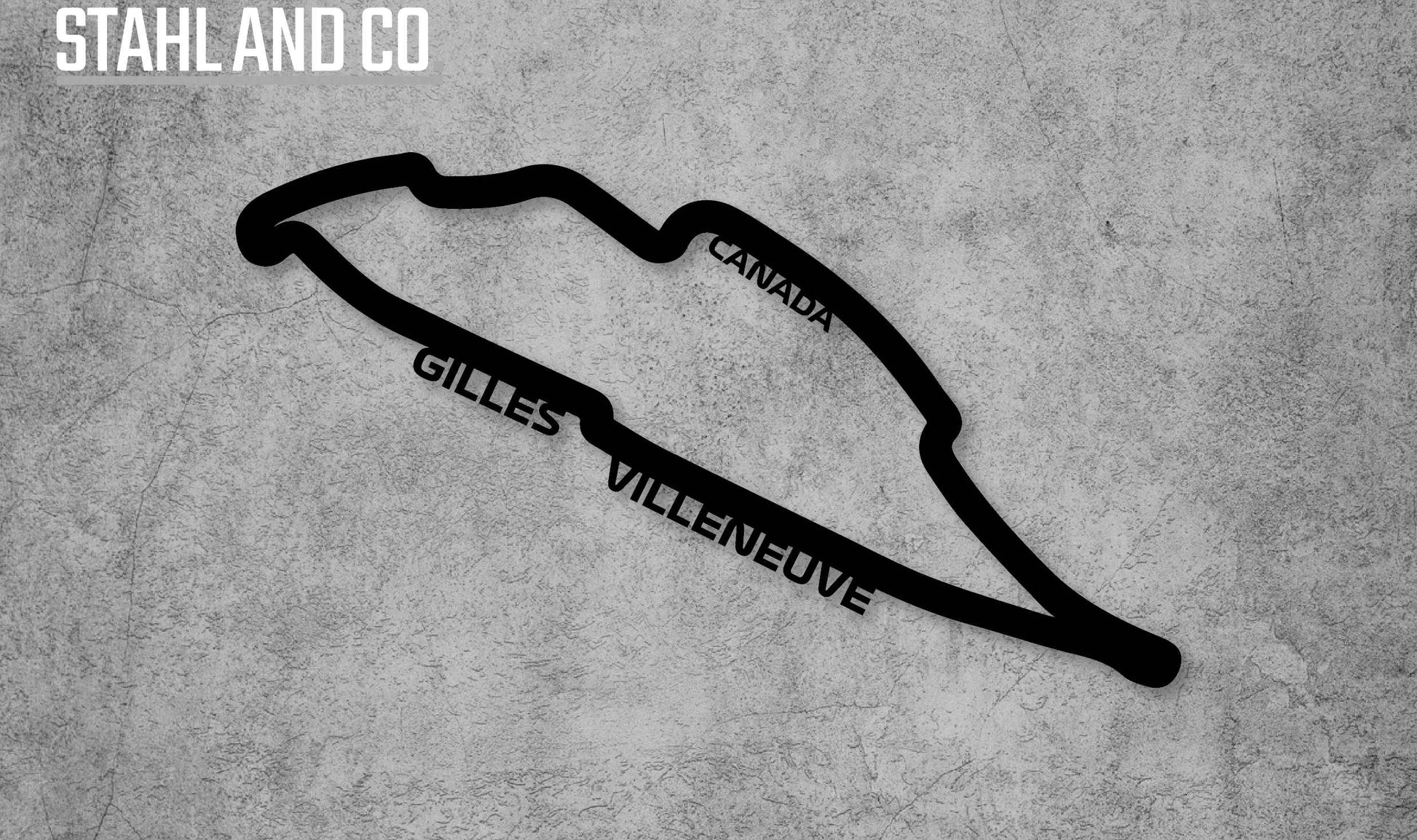Formula One Circuits (Single) Metal Wall Art