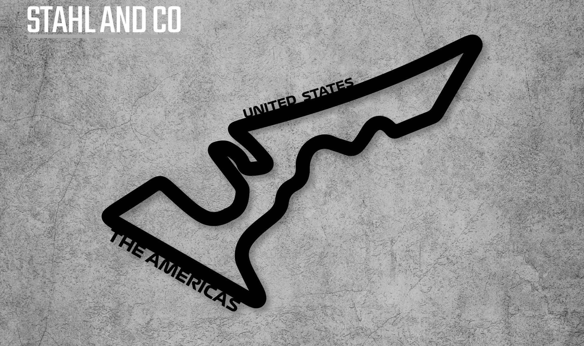 Formula One Circuits (Single) Metal Wall Art