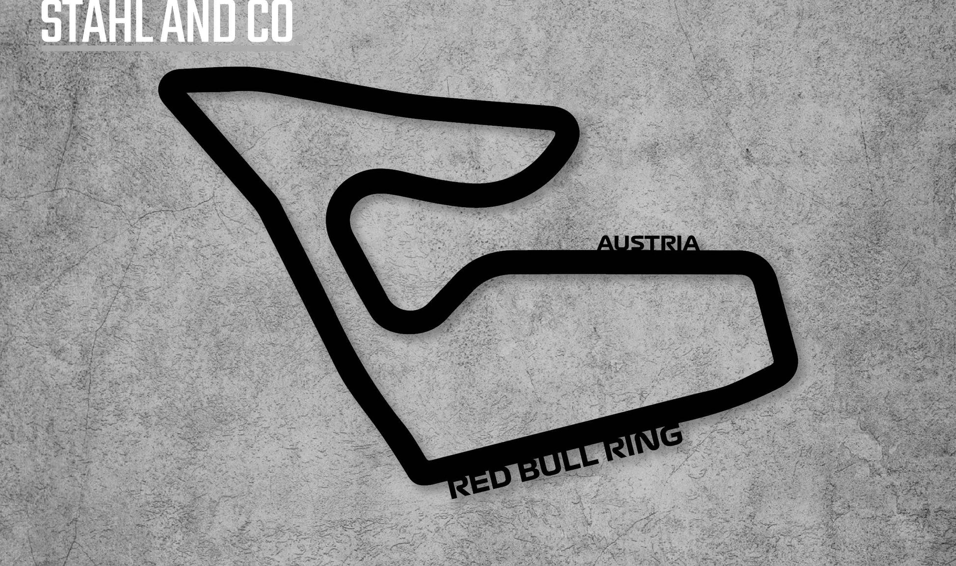 Formula One Circuits (Single) Metal Wall Art