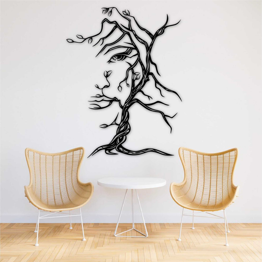 Human Branch Metal Wall Art