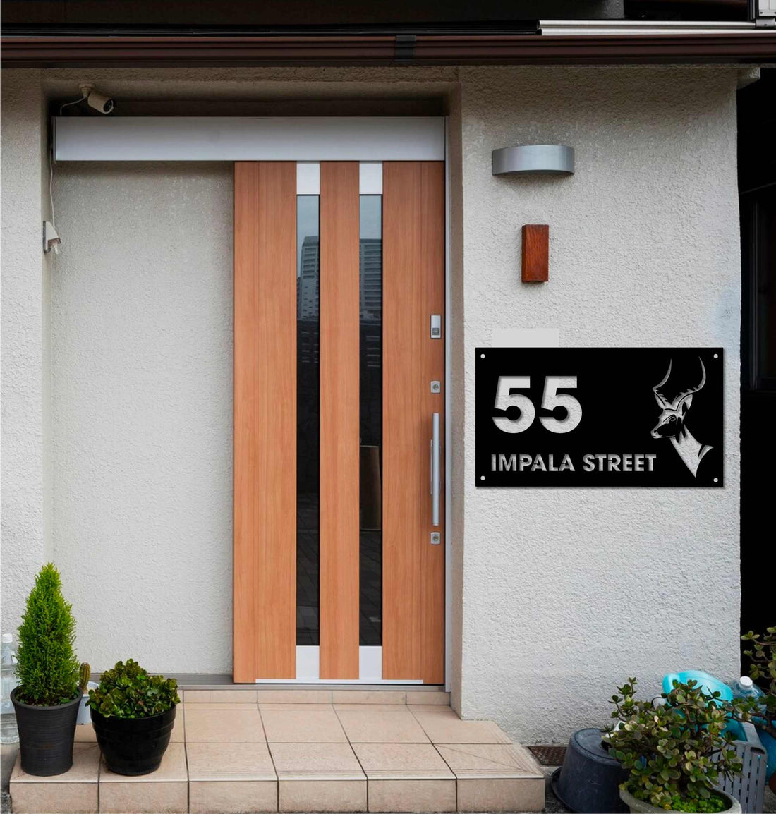 Impala Metal House Number