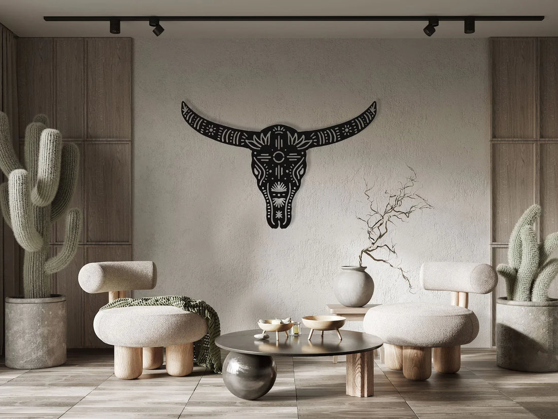 Bull Metal Wall Art