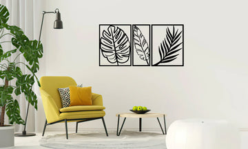 Steel wall art home decor