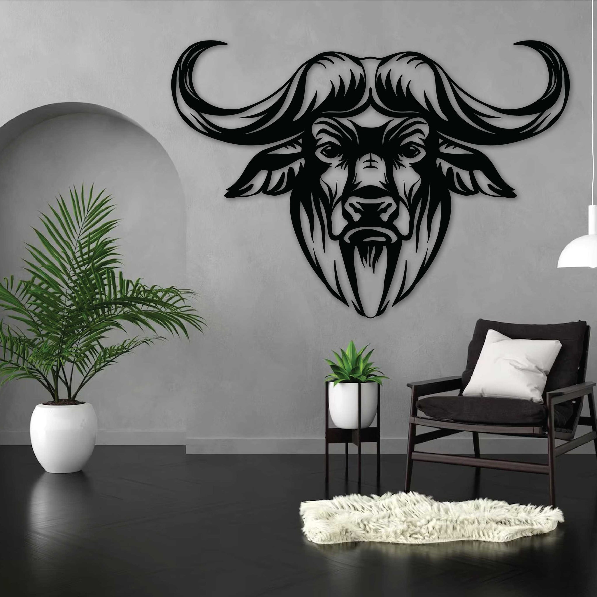 Buffalo Metal Wall Art