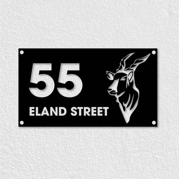 Eland Metal House Number