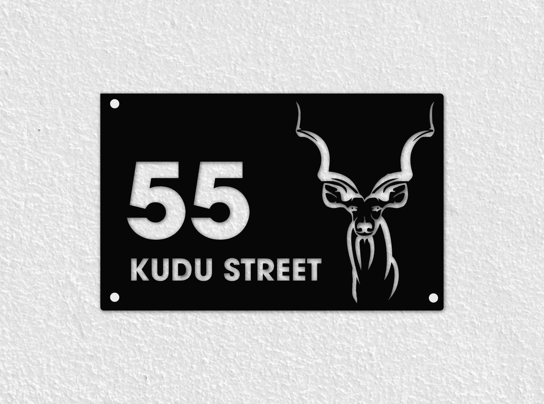Kudu Metal House Number