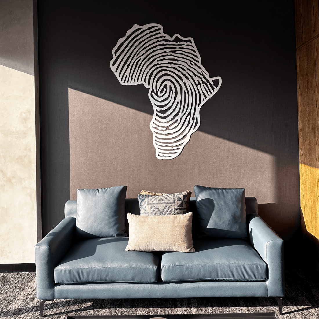 Africa in my Print Metal Wall Art Mockup