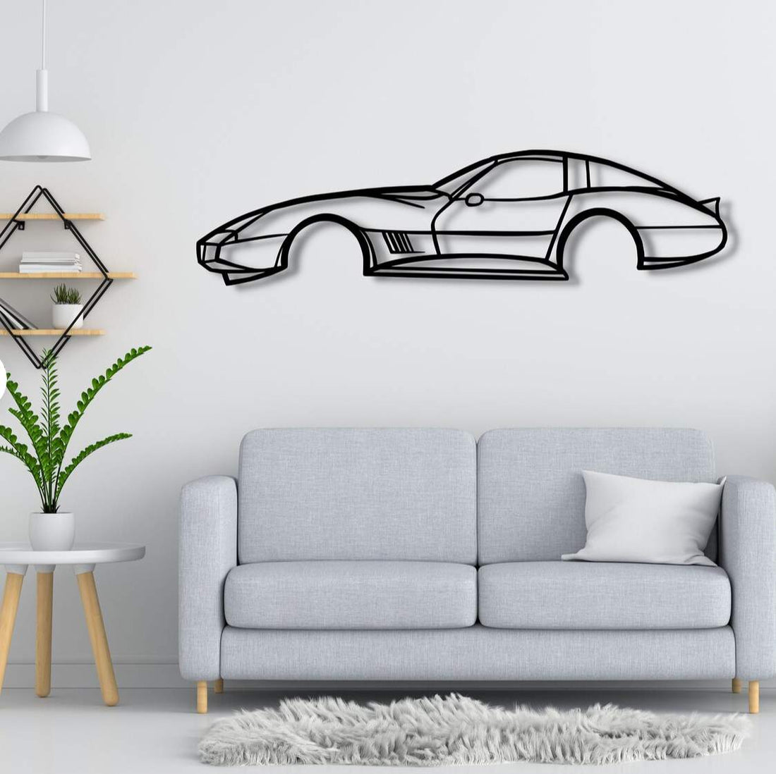 Corvette Wall Art Home Decot