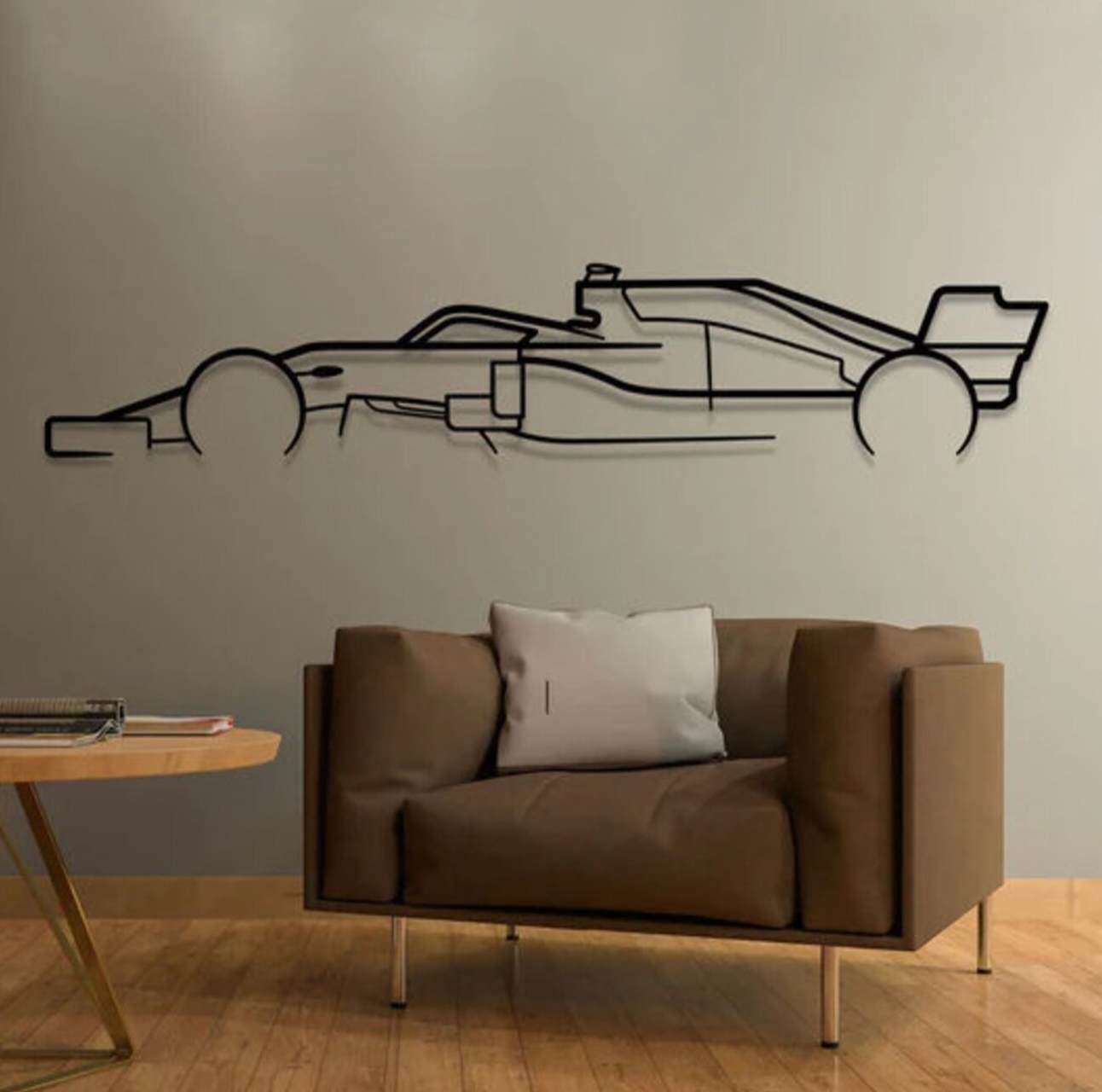 F1 Formula 1 Car Metal Wall Art