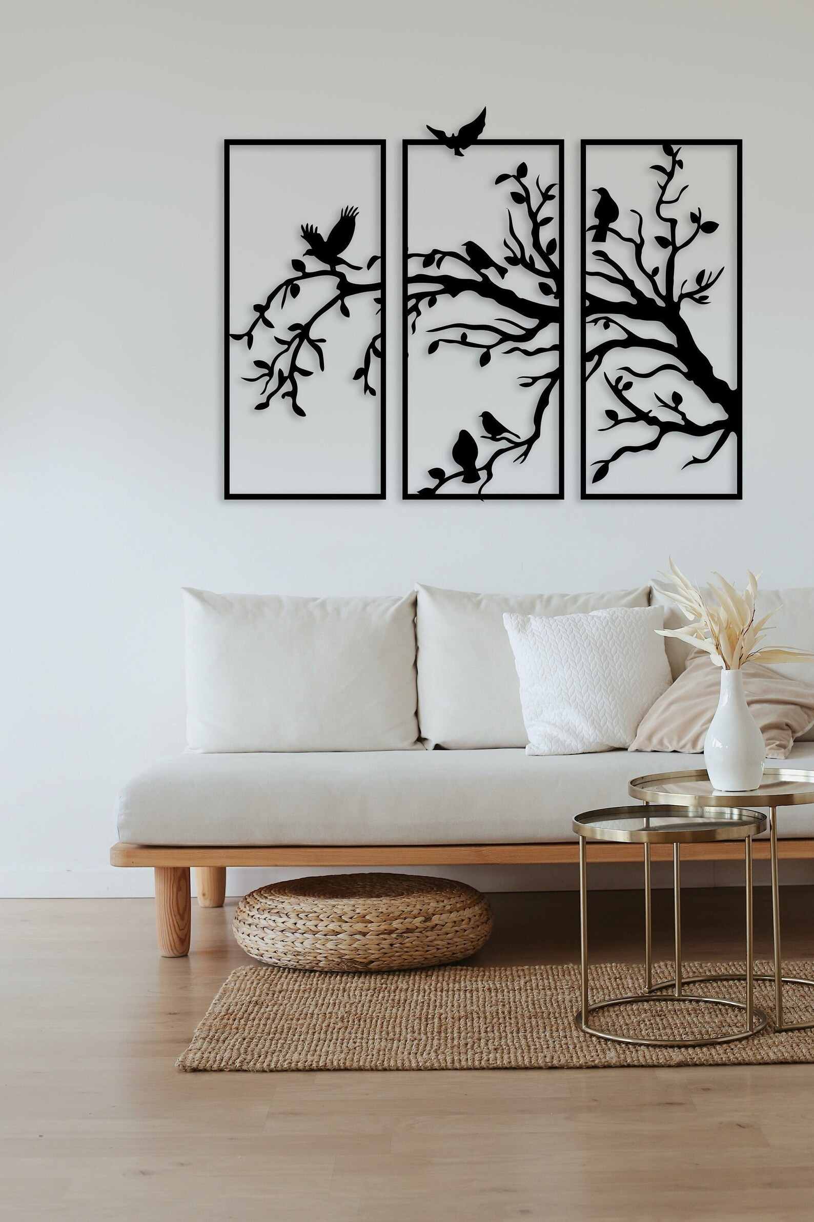 Forest in a Frame Metal Wall Art