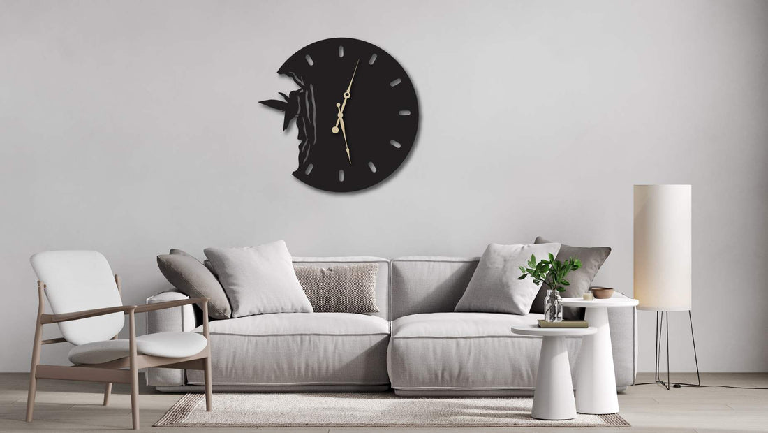Rocky Bird Metal Wall Clock