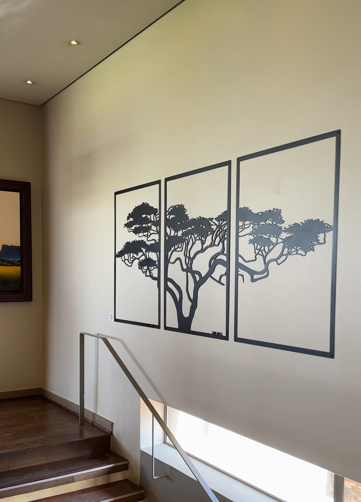 Triptych Tree Metal Wall Art